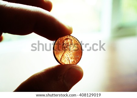 Penny Close Up Stock Photo High Quality 