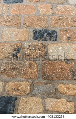 Cobble stone walkway texture
