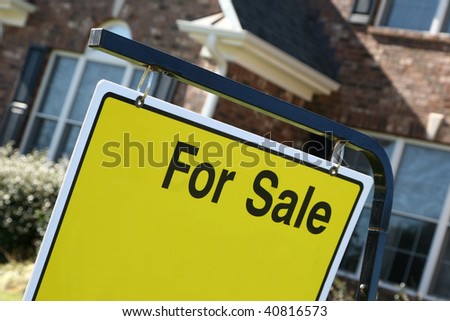 Real estate FOR SALE sign