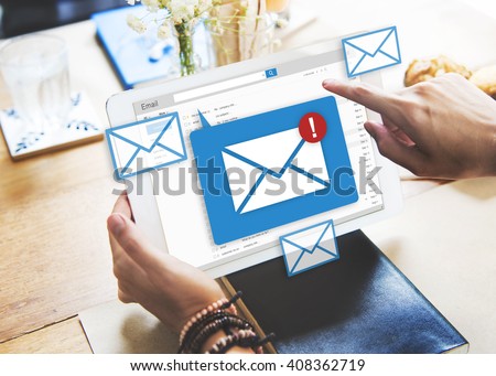 Message Online Chat Social Text Concept Royalty-Free Stock Photo #408362719