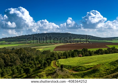 Israel countryside Royalty-Free Stock Photo #408364252