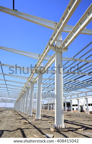 The construction of steel structure  
