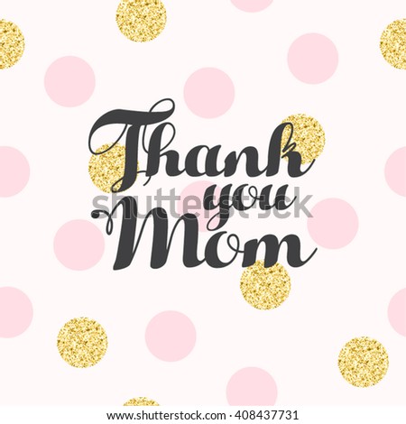 Happy Mother's Day Conceptual Vector Design Illustration
