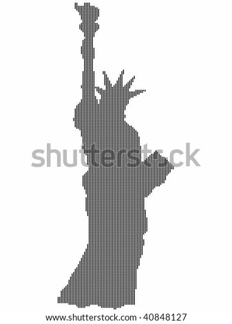 Statue of Liberty silhouette