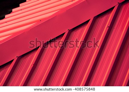 Metal sheet roof background & texture