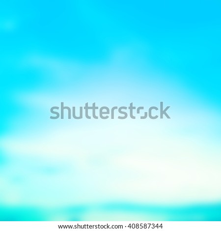 blurred blue sky background.