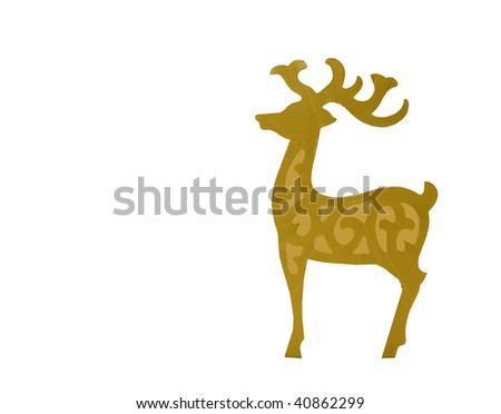 Reindeer with space for text