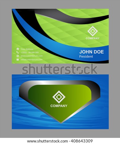Business Card design set
