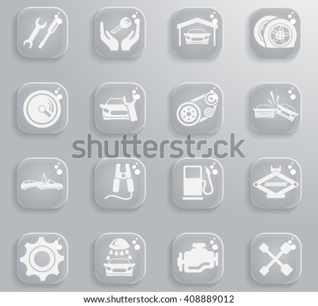 Auto Service simply symbol for web icons and user interface