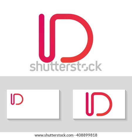 Letter D logo template