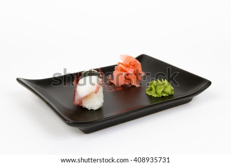 Picture of delicious nigiri with octopus