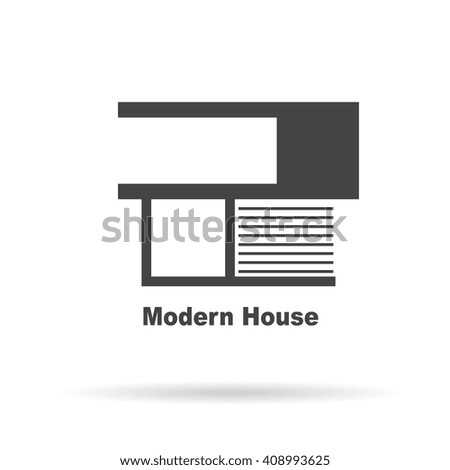 Modern House . House Real Estate logo  design