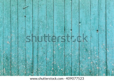 Old blue wooden background. Picture of wooden structure.