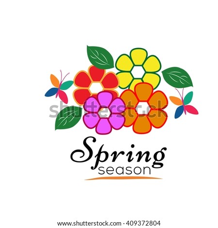 Spring Logo Template
