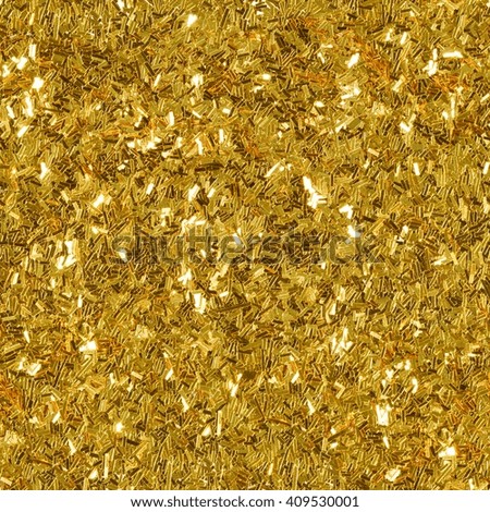 Golden glitter texture, abstract background. Seamless square texture.