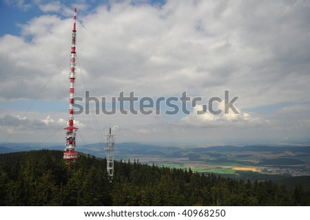 hight transmitter on Klet mountain