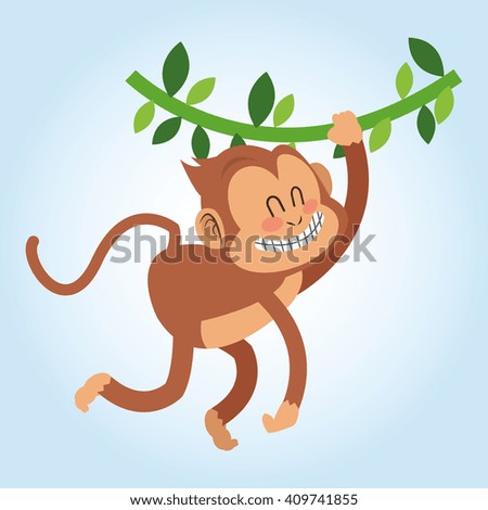 Monkey design, animal  and cartoon concept