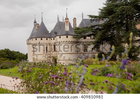 Chaumont on Loire castle Chaumont castle in France, Europe