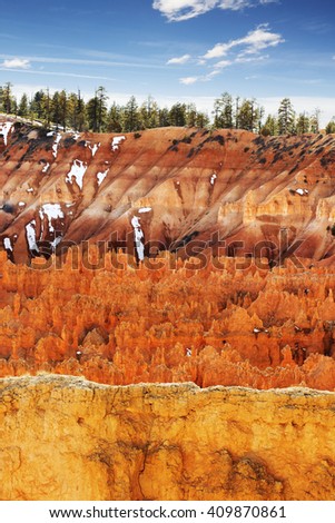 colorful scenes in the Bryce Canyon landscape