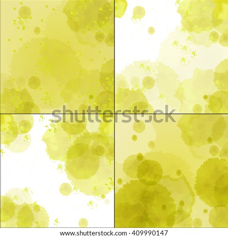 Watercolor background. Vector Illustration of abstract elements