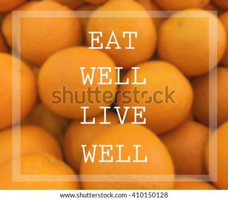 Inspirational quote on blurred   background