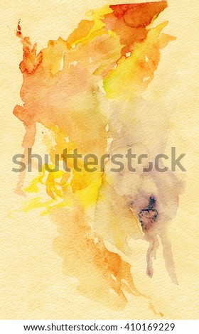 watercolor abstract runrise clouds background 