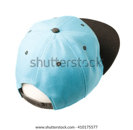  baseball cap isolated on white background.