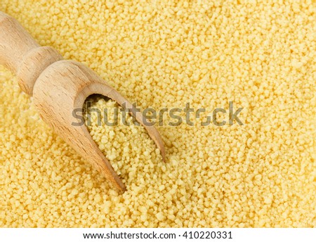 Couscous background with space for text