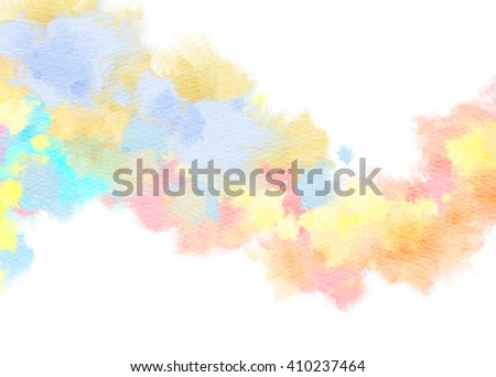 Abstract watercolor background. Abstract colorful digital art painting.