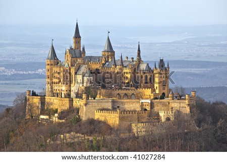 A photography of the german castle Hohenzollern