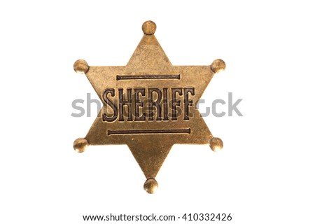 Sheriff Badge Royalty-Free Stock Photo #410332426