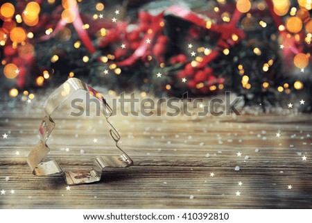 Christmas background with decoration