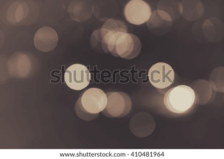 Sepia abstract bokeh lights for background