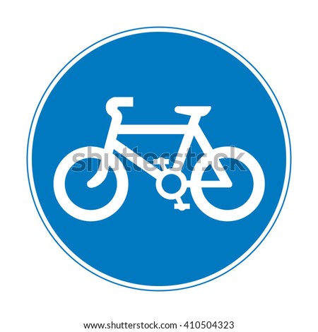 UK Bicycles Only Sign