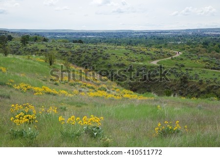 Boise, Idaho foothills