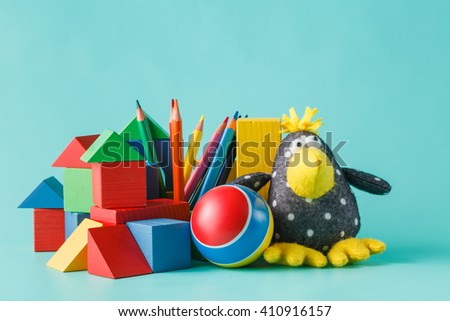Colorful Doll and Toys Collection