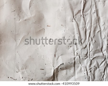 Old white metal plate, abstract texture background.