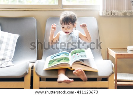 Offspring Toddler Adolescence Cheerful Girl Happy Concept