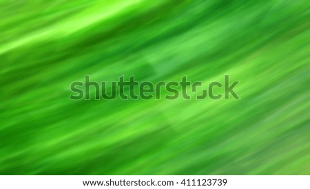 Green abstract background, motion effect in nature