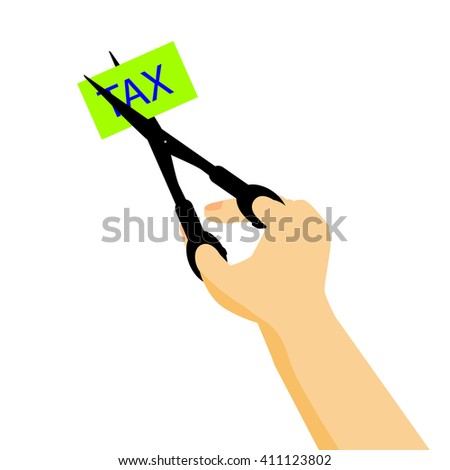 illustration for tax cutting or amnesty
