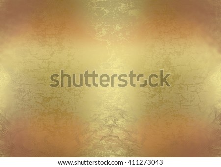 Brown light golden abstract     painted   background  for  design .
