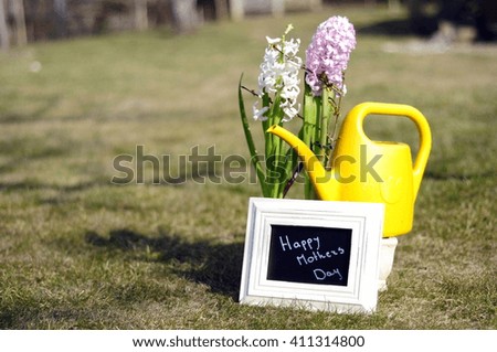 Picture frame  with pink and white flowers 8