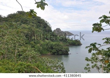 landscape shots on Cocos Island, Costa Rica