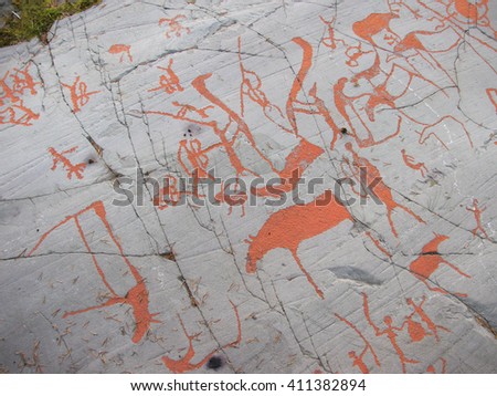 Alta Prehistoric Rock Carving, Alta, Norway