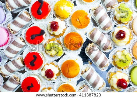 Delicious mini cakes