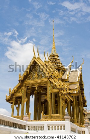 Thailand, Bangkok.The temple in the Grand palace area.