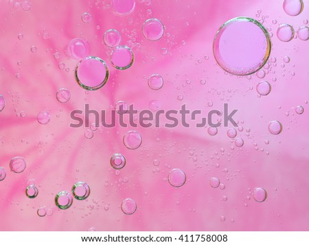 Colorful water drops bokeh background,