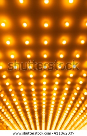 Theater lights defocused out of focus picture