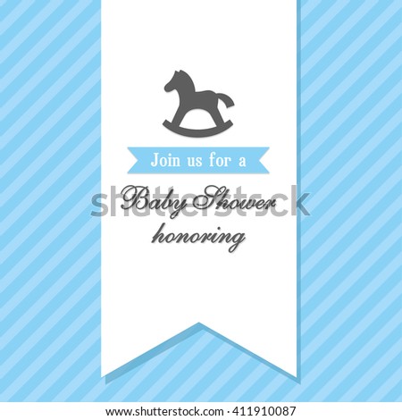 baby shower card design vector illustration