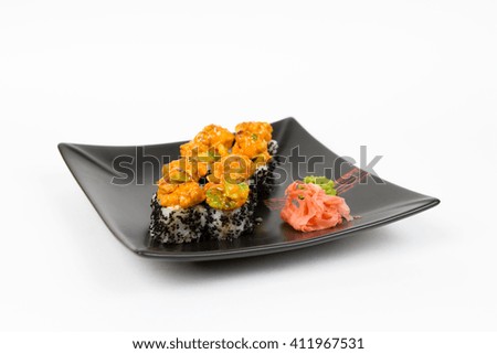 Picture of hot maki with salmon